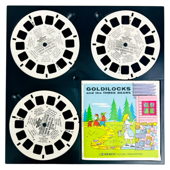 Goldilocks and Three Bears View Master Reel Set Talking GAF AVB 317 Vintage 1963 - Picture 2 of 9